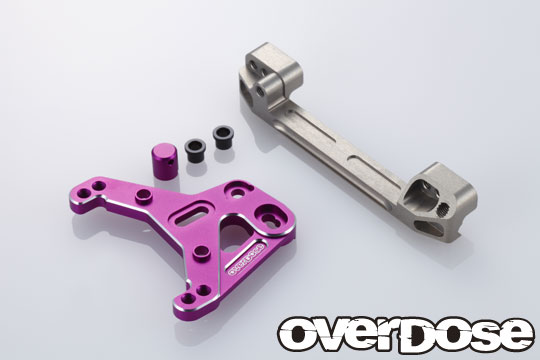 OVERDOSE OD2065 Aluminum Slide-Rack Steering Set for XEX/ XEX Vspec./Purple
