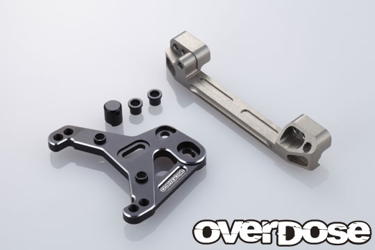 OVERDOSE OD2067 Aluminum Slide-Rack Steering Set for XEX/ XEX Vspec./Black