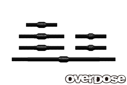 OVERDOSE OD2368 Aluminum Turnbuckle Set (For OD/Black)