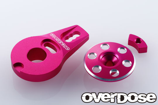 OVERDOSE OD2275 Aluminum Servo Saver Horn Type-2(For OD1462 /Pink)