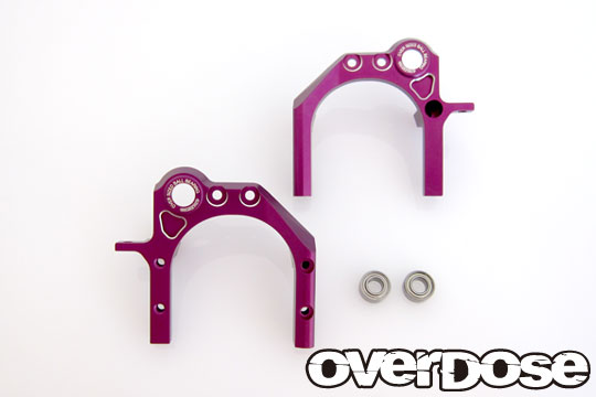 OVERDOSE OD2261 Oversize ball bearing center mount / purple For Divall / LR set