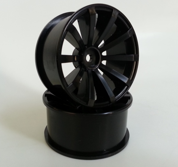 DRS-1050BK WHEEL OFFSET5 BLACK