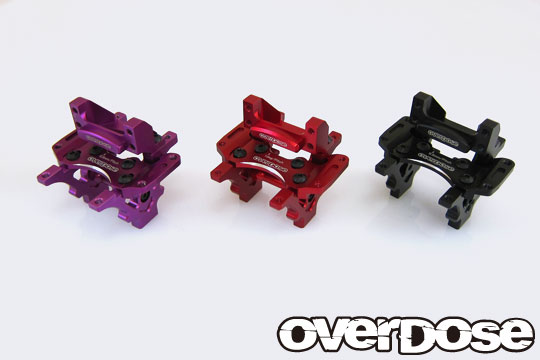 OVERDOSE OD2285 RWD Aluminum Front Bulk Head Set-For VaculaⅡ, XEX spec.R/Purple