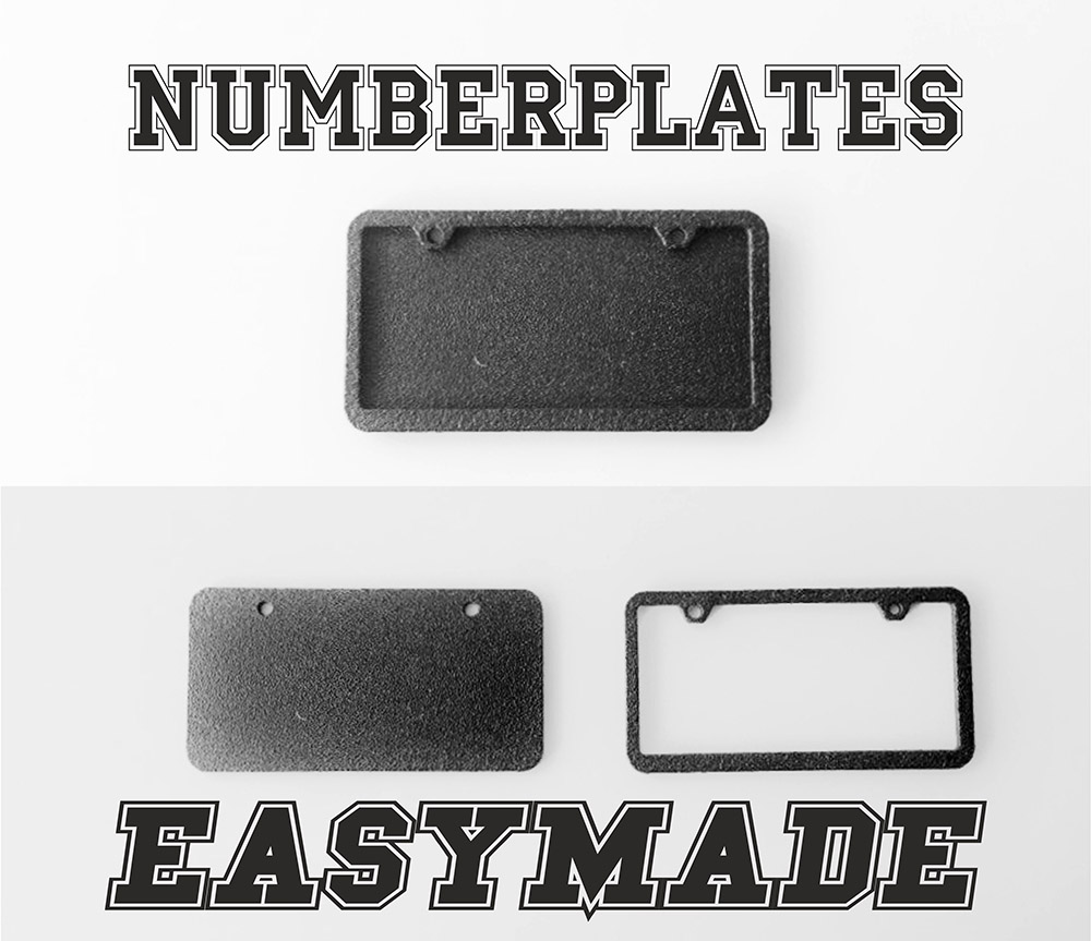 EASY88MADE Number plates