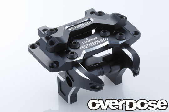 OVERDOSE OD2665 Aluminum Front Bulk Head Type-2 (For Vacula II, GALM / Black)