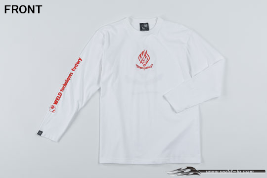 ODW085  Weld T-shirt (long sleeve) Color / White Size / M