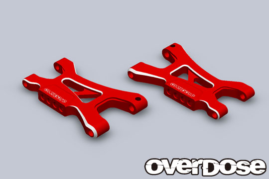 OVERDOSE OD2859  ES Aluminum Rear Suspension Arm (For OD / Red)