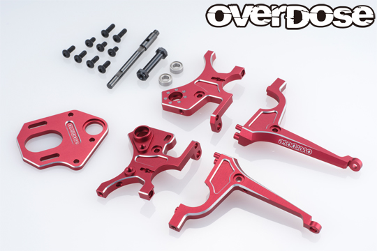 OVERDOSE OD3836 Rear Mount Kit Type-2 (For GALM, GALM ver.2 / Red)