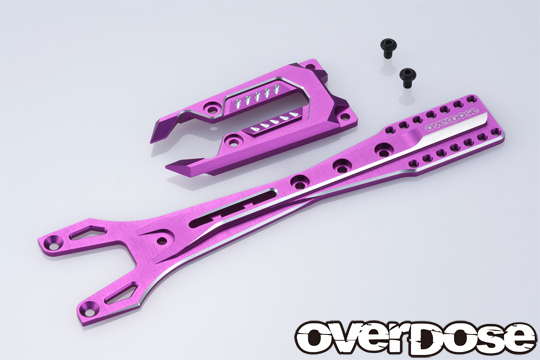 OVERDOSE OD3817 Aluminum Upper Chassis Set (For GALM series / Purple)