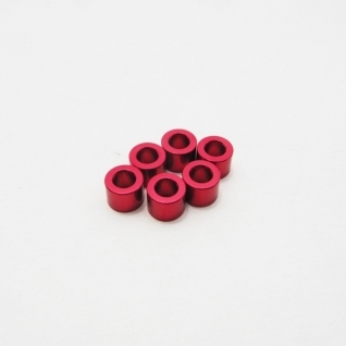 Hiro Seiko 3mm Alloy Spacer Set (3.0t-Red)