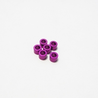 Hiro Seiko 3mm Alloy Spacer Set (4.0t-Purple)