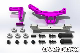 OVERDOSE OD1694  Slide-Rack Steering Set (for Divall/Purple)