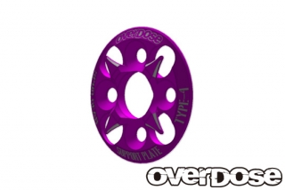 OVERDOSE OD1654 Spur Gear Support Plate Type-4 (Purple)