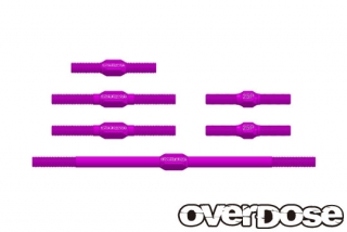 OVERDOSE OD2366 Aluminum Turnbuckle Set (For OD/Purple)
