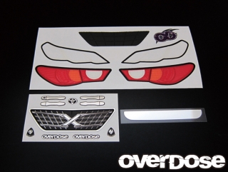 OVERDOSE OD1140a 3D Graphic series / OD Mark X Light & Grill emblem set