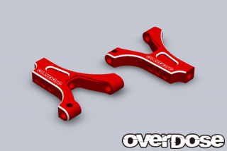 OVERDOSE OD2866  ES Aluminum Front Suspension Arm (For OD / Red)