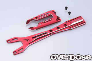 OVERDOSE OD3818 Aluminum Upper Chassis Set (For GALM series / Red)