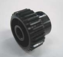 7075 HARD COATED PINION GEAR 48P 38T BLACK