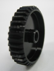 7075 HARD COATED PINION GEAR 48P 38T BLACK