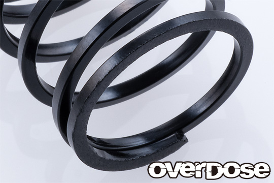 OVERDOSE OD4004  4Edge Twin Spring 1.2-2055 (□1.2 dia, 5.5 Coil, 20mm Length, HSP/2pcs/Red)