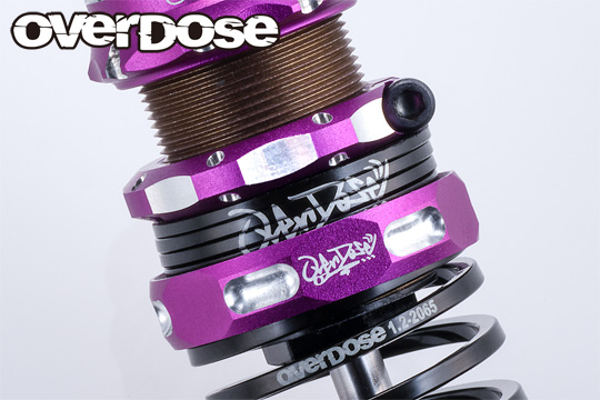OVERDOSE OD4012  4Edge Twin Spring 1.2-2045 (□1.2 dia, 4.5 Coil, 20mm Length, HSP/2pcs/Black)