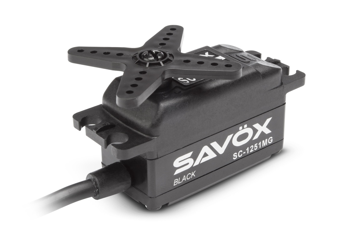 Savöx servo SC-1251MG (BLACK)Low Profile
