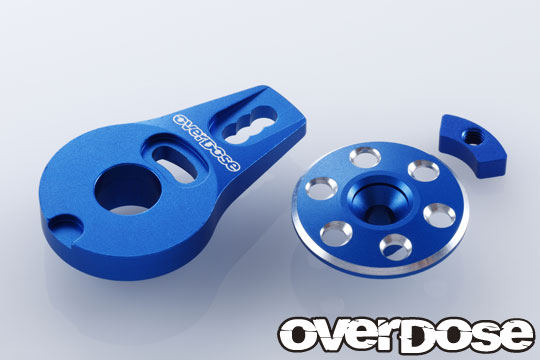 OVERDOSE OD2270 Aluminum Servo Saver Horn Type-2(For OD1462 /Blue)