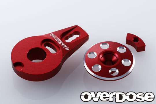 OVERDOSE OD2272 Aluminum Servo Saver Horn Type-2(For OD1462 /Red)