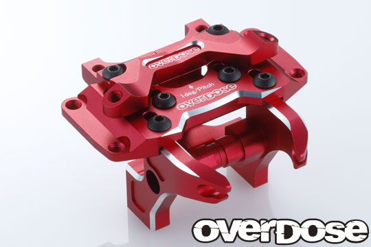 OVERDOSE OD2664 Aluminum Front Bulk Head Type-2 (For Vacula II, GALM / Red)