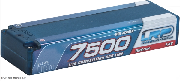 LRP LiPo 7500-110C/55C-7,4V