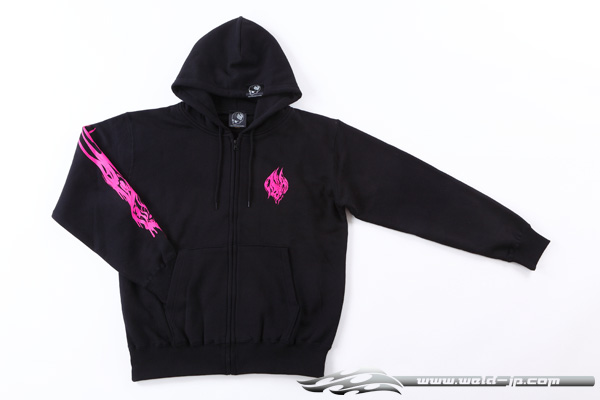 OVERDOSE ODW052  Weld Hoodie color / black × pink size / XL 