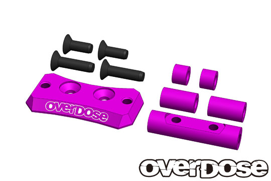 OVERDOSE OD2441b Aluminum Cooling Fan Mount (For Vacula 2, GALM/Purple)