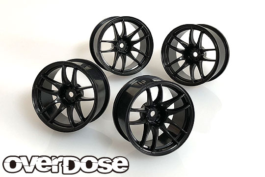 OVERDOSE OD2616 R-SPEC WORK EMOTION CR Kiwami (Black/OFF+5,+7 2pcs of each) LE