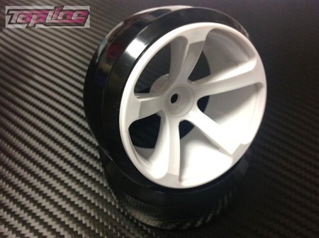 TDW-076WH  DRS-5 Wheel Super High Traction Type offset 7 White