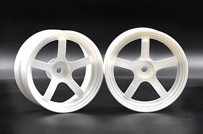 Reve D Competition Drift Wheel "DP5" White (Offset 6mm, 2pcs)