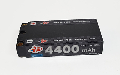 Intellect Graphene 2024 "MC3" Low Profile Shorty-Long RT 4400mAh 7.6V 2S 120C HV LiPo (5mm, 152g)