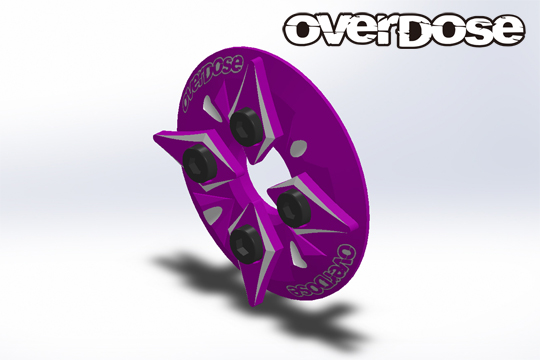 OVERDOSE OD3851  Counter Plate （Purple）