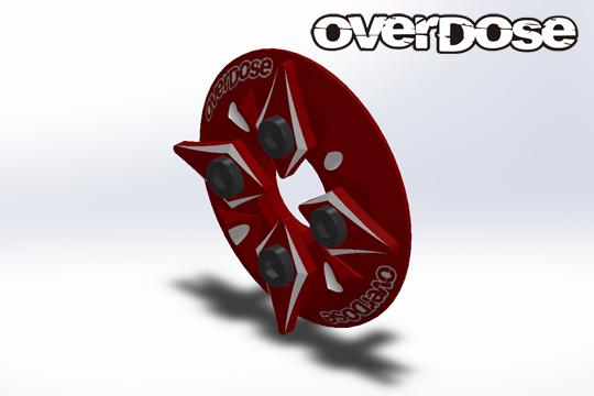 OVERDOSE OD3852  Counter Plate （Red）