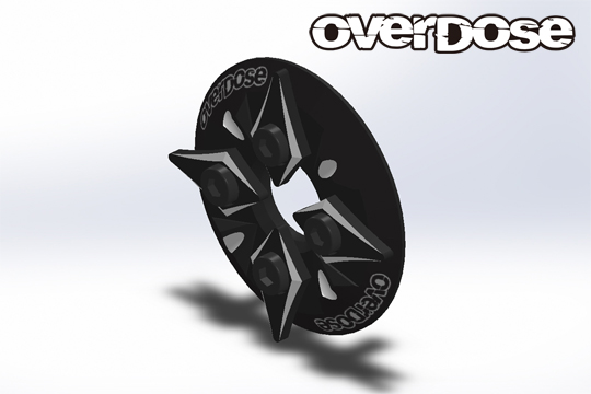 OVERDOSE OD3853  Counter Plate (Black)