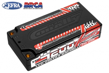 VOLTAX HiVOLT 120C LiPo LCG Shorty Hardcase-4200mAh-7.4V-G4 (31,1Wh)