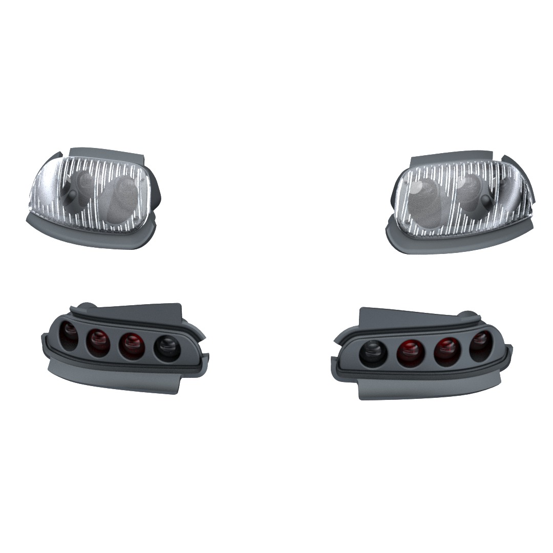 24K3001  Lights Buckets With Lenses For Toyota Supra MK4