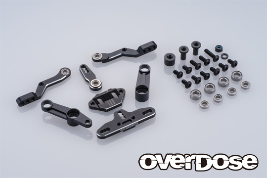 OVERDOSE OD3923  Triple Link Steering Wiper Set Type-2 (For GALM / Black)