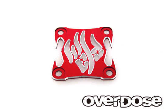 OVERDOSE OD3971  OD Aluminum Cooling Fan Cover ver.2 (30x30mm/Red)