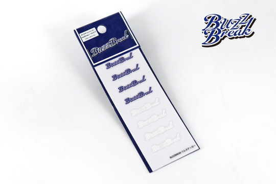 BB-ST-007  BUZZ BREAK  Cut-Out Rim Sticker (BuzzBreak Standard Type / Blue ・White)