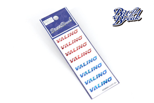 BB-ST-013  BUZZ BREAK  Cut-Out Rim Sticker (VALINO Mirror Type / Red ・Blue)