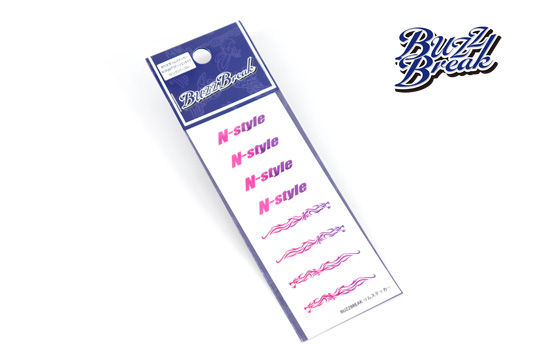 BB-ST-015  Cut-Out Rim Sticker (N-style Gradation/ Pink ・Purple)