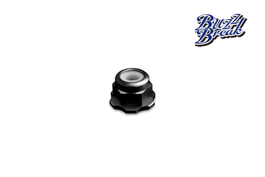 BB-LN-001  BUZZ BREAK  BB LOCK NUT (Black / 4pcs)