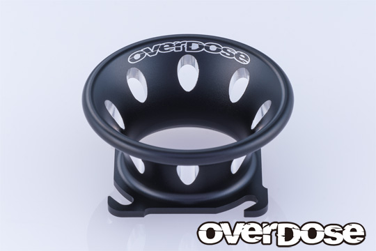 OVERDOSE OD3928 Aluminum Funnel (30x30mm/Black)