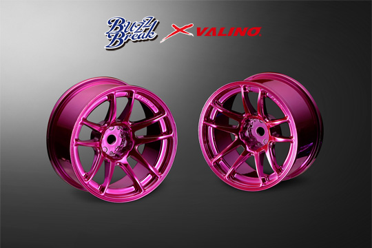 BB-RW-019 BUZZ BREAK  VALINO N820S Wheel 26mm (BB Chrome Pink/ OFF+7)