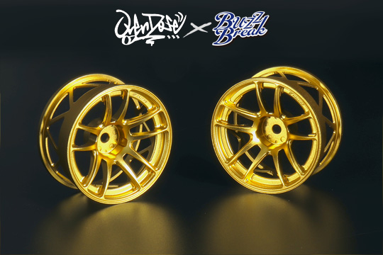 BB-RW-041  VALINO N820S Aluminum Wheel OVERDOSE ver. UL-SPEC 26mm (Gold anodized/ OFF+7)